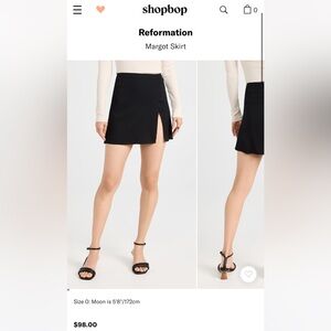 Reformation Margot Skirt US 6